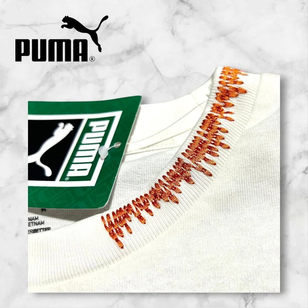 PUMA Classics Limited Edition T-Shirt: Dia de Muertos (White-Medium)